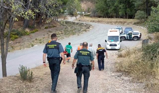 Rescate de un senderista en Laujar de Andarax (Almería)