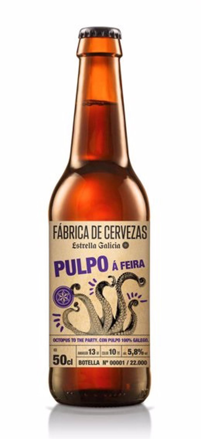 Cerveza de pulpo de Estrella Galicia - ESTRELLA GALICIA