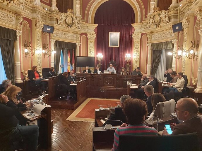 Pleno del Ayuntamiento de Ourense (foto de archivo).