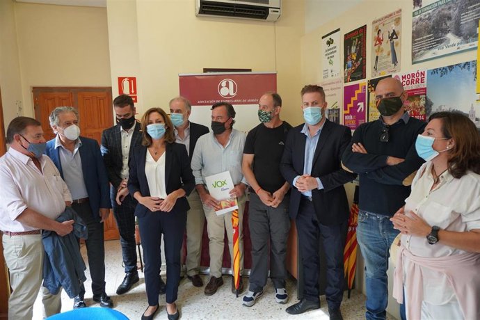 Visita de Vox a Morón