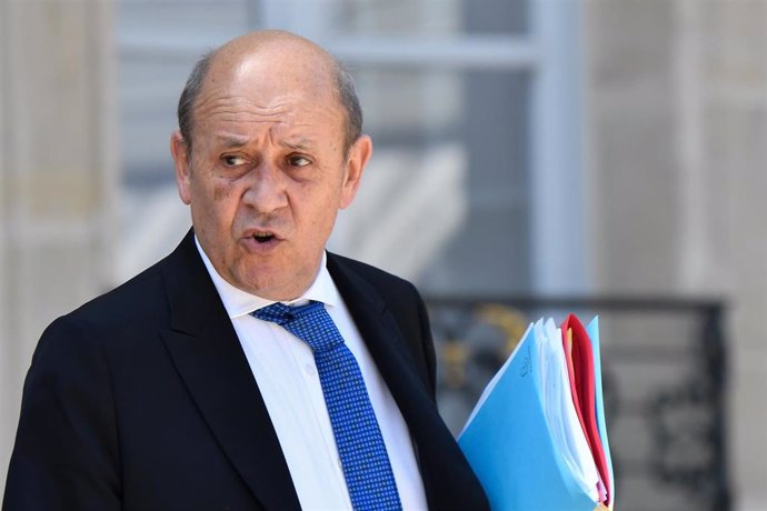 El ministro de Exteriores de Francia, Jean-Yves Le Drian