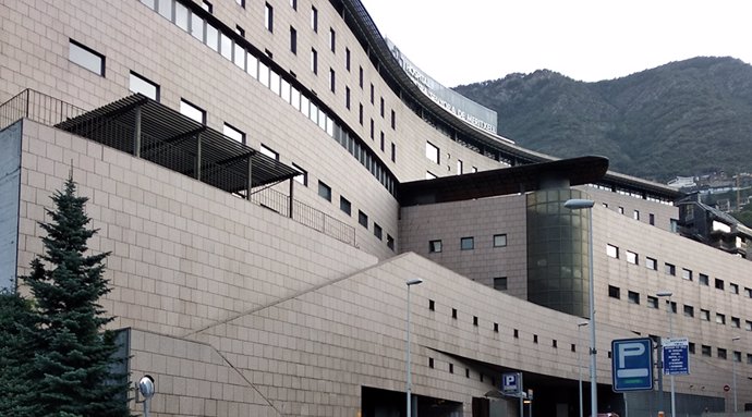 El hospital Nostra Senyora de Meritxell, en la parroquia de Escaldes-Engordany, en Andorra.