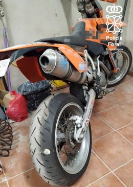Imagen de la moto robada