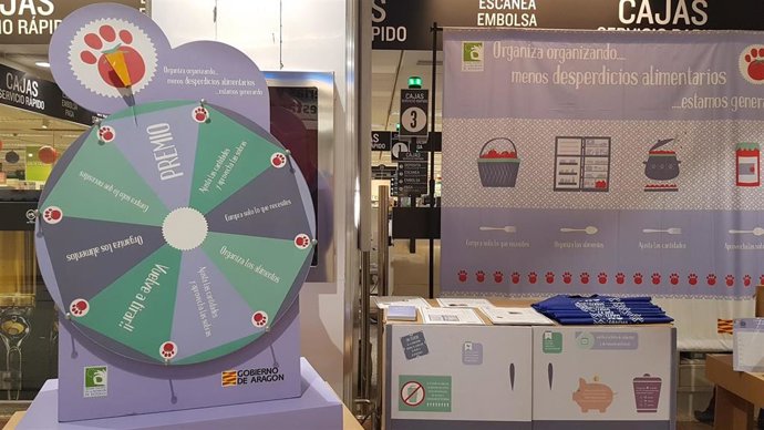 El Gobierno de Aragón se suma a la 'marea verde contra el desperdicio alimentario' de Naciones Unidas.
