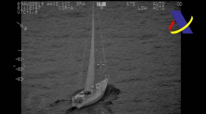 Velero en alta mar con 5.000 kilos de hachís