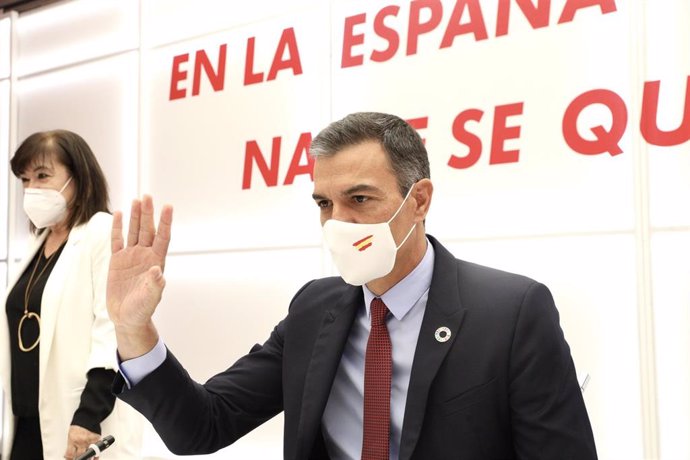 El secretario general del PSOE y presidente del Gobierno, Pedro Sánchez,