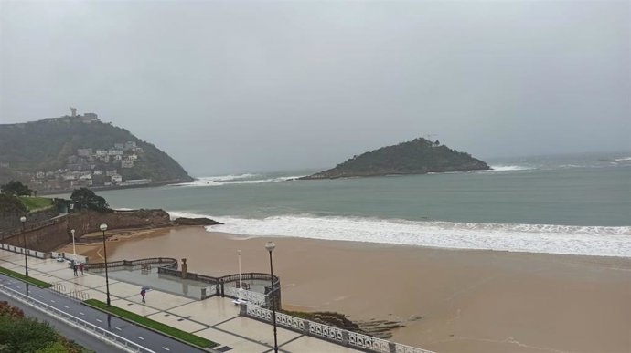 Playa de La Concha, en San Sebastián