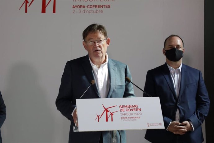 El presidente de la Generalitat, Ximo Puig, en el Seminari de Govern