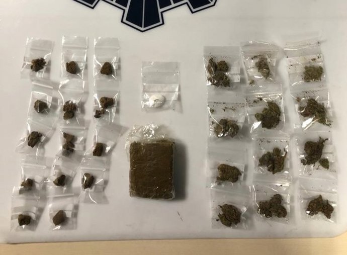 Estupefacientes incautados en Parla