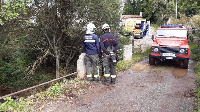 Herido grave un joven tras caer al cauce del río Rucebos en Campoo de Suso