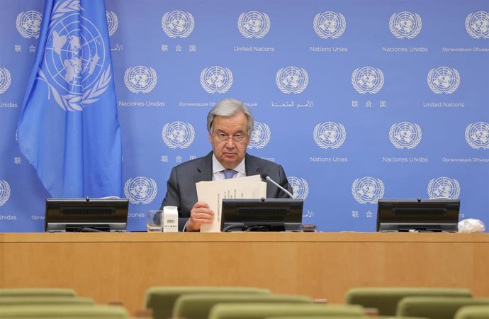 El secretario general de Naciones Unidas, António Guterres. 