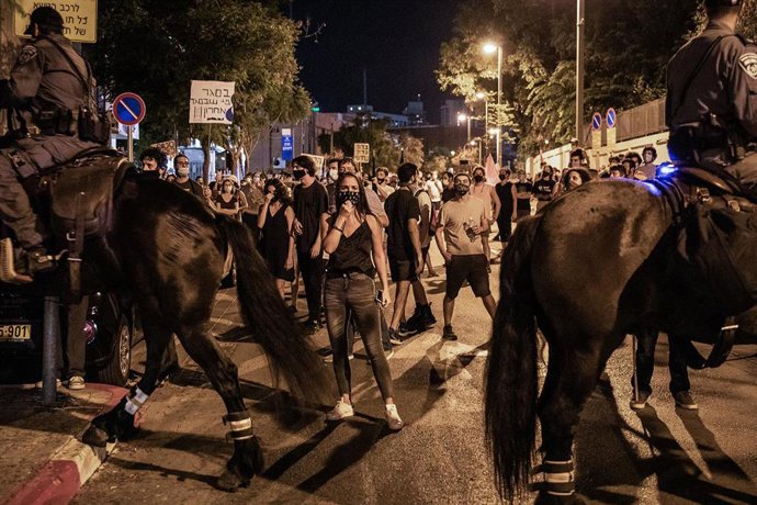 Protestas en Tel Aviv