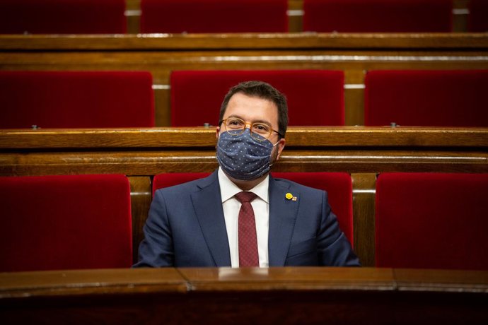 El vicepresident en funcions de president de la Generalitat, Pere Aragons.