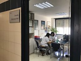 Imagen de un archivo de una consulta de enfermería en un hospital andaluz.