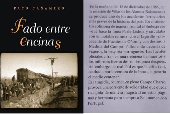 Portada del libro 'Fado entre encinas' de Paco Cañamero.