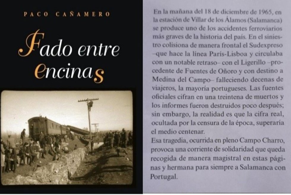 Portada del libro 'Fado entre encinas' de Paco Cañamero.