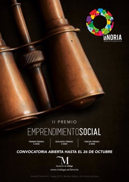 Cartel Premio de Emprendimiento Social La Noria