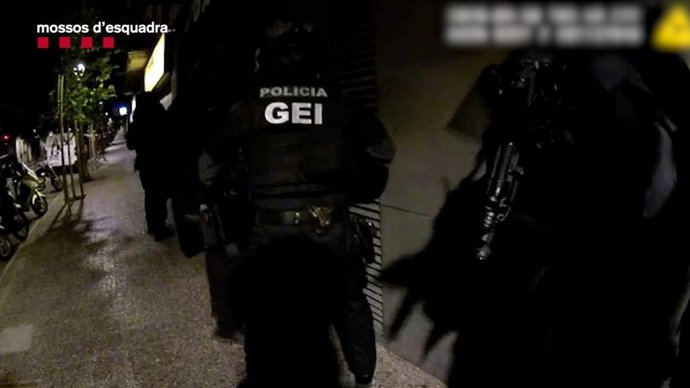 Els Mossos d'Esquadra desmantellen un grup criminal en el Valls Oriental (Barcelona).