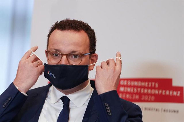 Jens Spahn, ministro de Sanidad de Alemania, en una comparecencia en Berlín