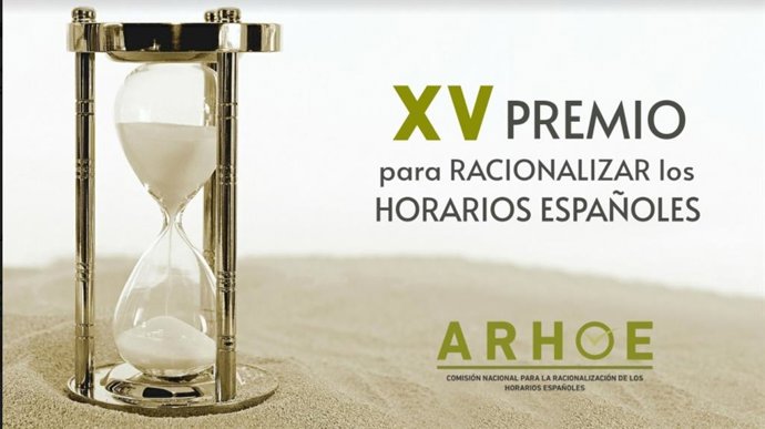 ARHOE convoca la XV edición del Premio para Racionalizar los Horarios Españoles