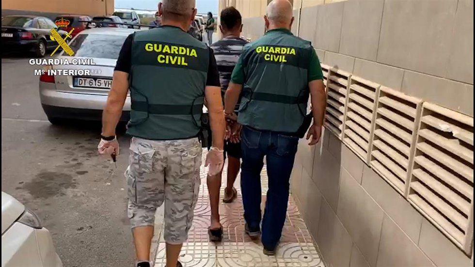 Uno de los detenidos como integrante de la trama criminal