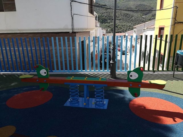 Imagen de archivo de un parque infantil en Valdepeñas de Jaén.