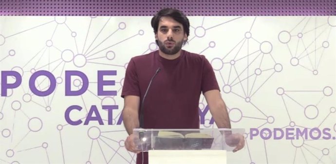 El miembro de Podem y diputado en el Parlament de CatECP Lucas Ferro