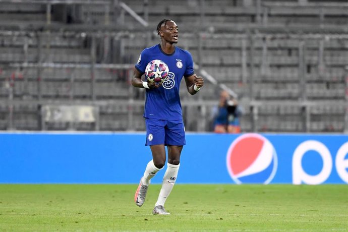 Tammy Abraham celebra un gol con el Chelsea