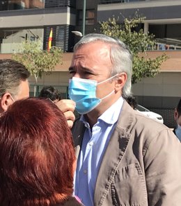 El alcalde de Zaragoza, Jorge Azcón