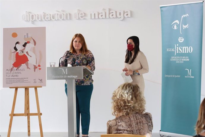 La vicepresidenta cuarta de la Diputación, Natacha Rivas, y la diputada provincial de Igualdad, Lourdes Piña.