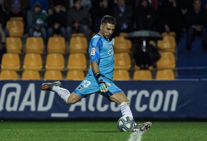 Luca Zidane con el Racing de Santander