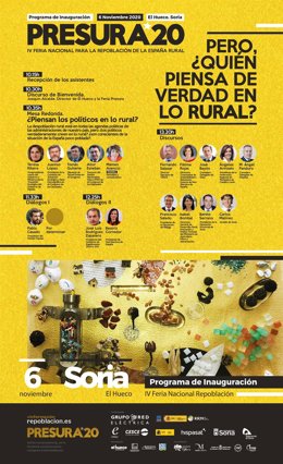 Cartel de la Feria Presura 2020.