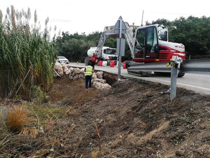 La Diputación de Málaga acomete obras en las carreteras de la provincia