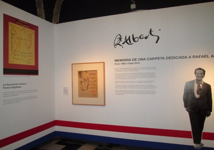 Exposición dedicada a Alberti en la Diputación