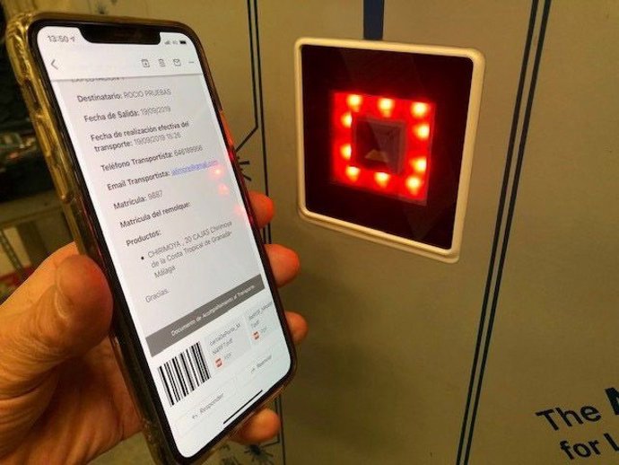 Lectura de código de barras para insertar los datos del DAT