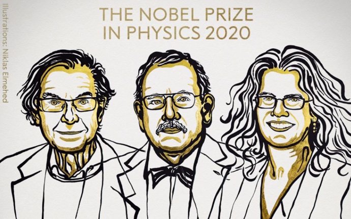 (AMP.) Nobel de Física para los exploradores de agujeros negros Penrose, Genzel 