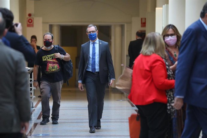 El portavoz del Grupo Popular en el Senado, Javier Maroto.