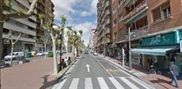 Imagen de archivo de Avenida de la Paz, una de las calles donde se registraron más accidentes en Logroño el año pasado.
