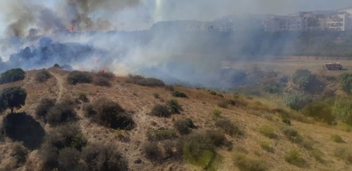 Incendio forestal declarado en Mijas