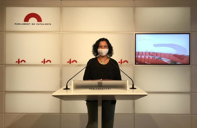 La portavoz de los comuns en el Parlament, Susanna Segovia