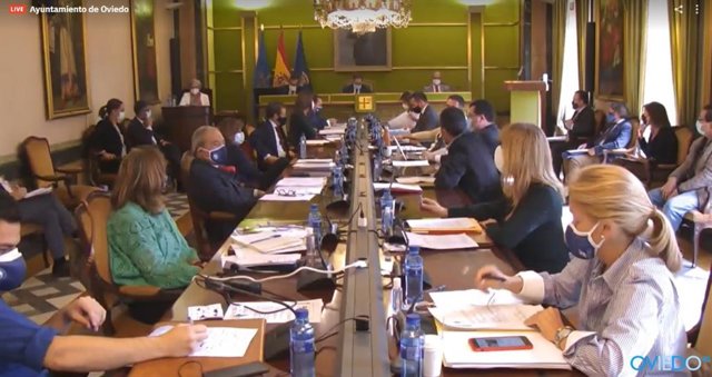 Pleno del Ayuntamiento de Oviedo