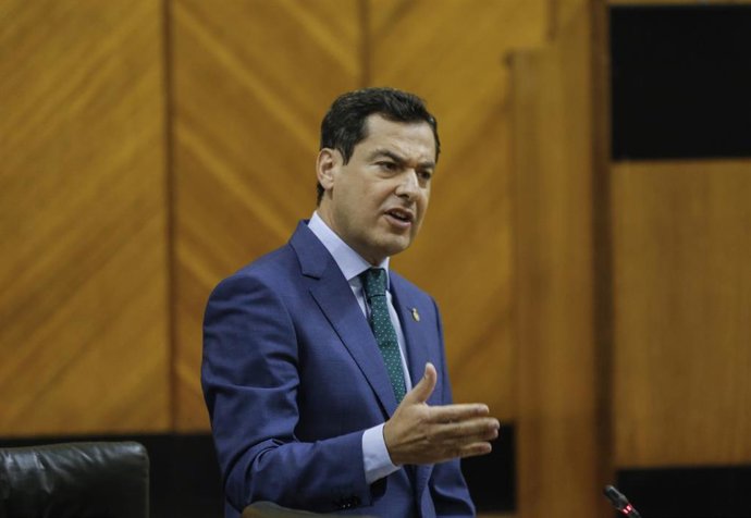 El presidente de la Junta de Andalucía, Juanma Moreno