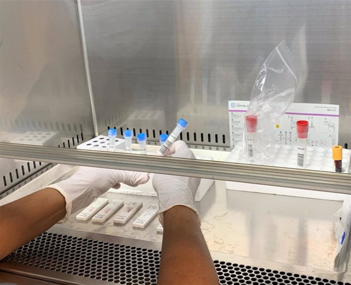 Imagen de los test de antígenos de Quirónsalud.