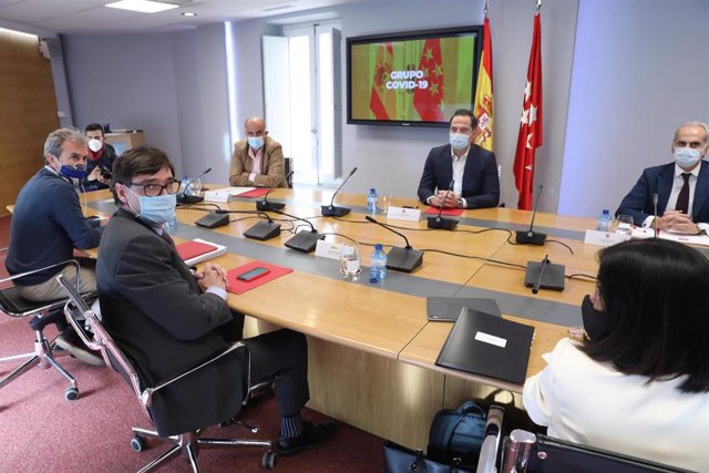  Reunión del Grupo Covid-19, espacio de colaboración que mantiene la administración estatal y la madrileña