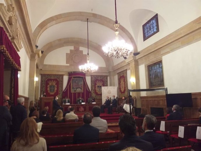 Imagen del acto de entrega de los premios de la Asociación Iberoamericana de la Counicación.