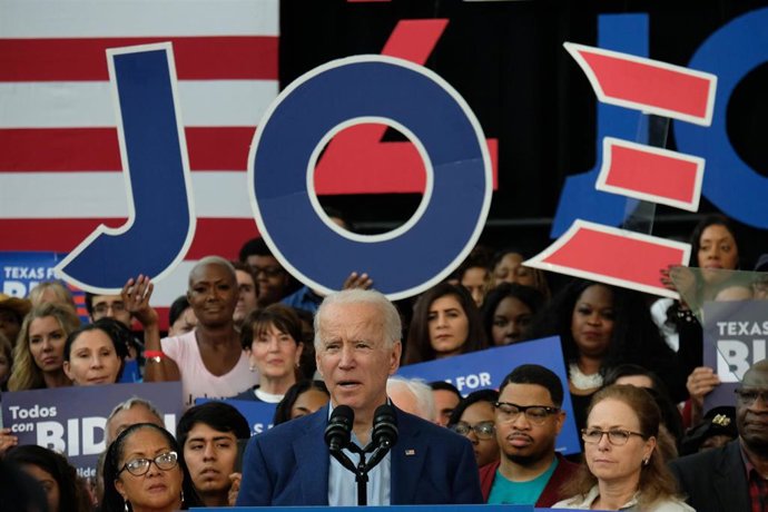 El candidato demócrata a la Casa Blanca,  Joe Biden.