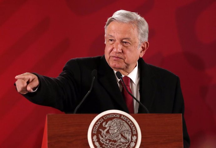 30 January 2019, Mexico, Mexico City: Mexican President Andres Manuel Lopez Obrador