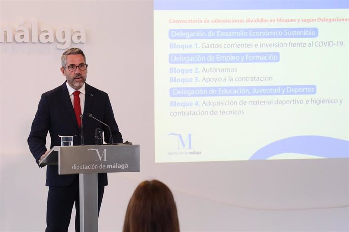 Málaga.- Diputación destina más de diez millones de euros a recuperar el tejido empresarial y económico de la provincia