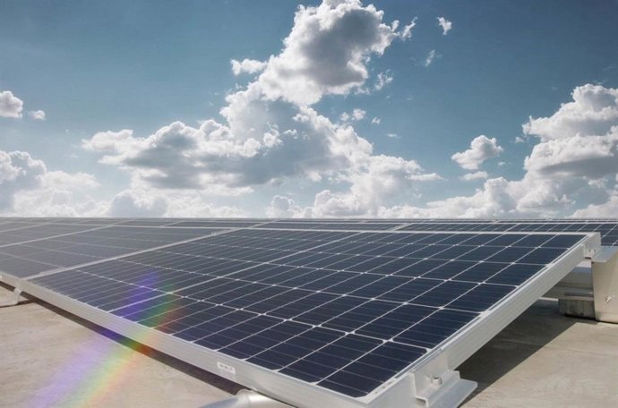 Placas solares en las instalaciones de Audi.