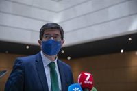 Marín: El sondeo del Centra refleja que la gestión de la Junta de la pandemia recibe una "valoración positiva" ciudadana